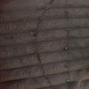 Silver Triple Chain Necklace With Key, Lock, And Butterfly Charms